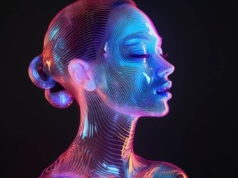 3d-woman-shape-glowing-with-bright-holographic-colors